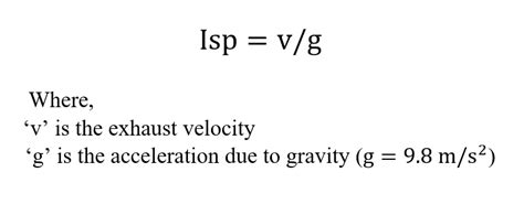 Specific Impulse Calculator