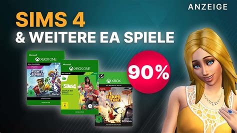 Sims 4 im Angebot: Bis zu 90% Rabatt auf EA Top Titel bei Amazon