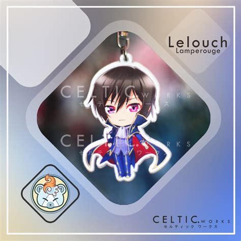 Jual Gantungan Kunci Akrilik Anime Code Geass Fanart Celtic Works