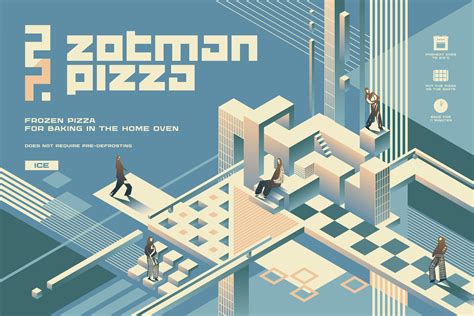 Zotman Pizza | Packaging Design & Logo on Behance