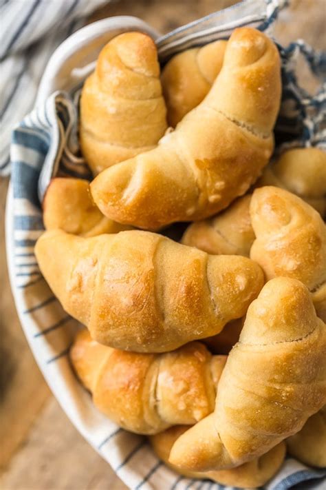 🏅 Receta Casera De Rollos De Media Luna