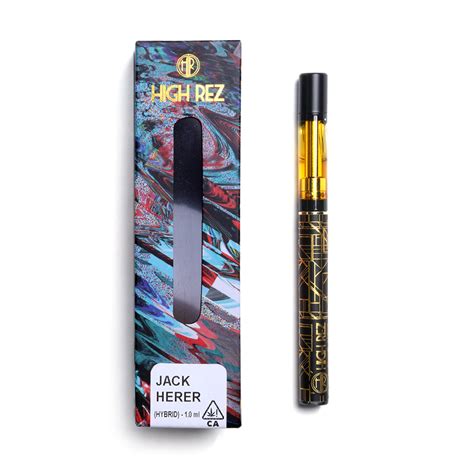 High Rez Live Resin Rechargeable Vape Pen Jack Herer Delivery Kushfly