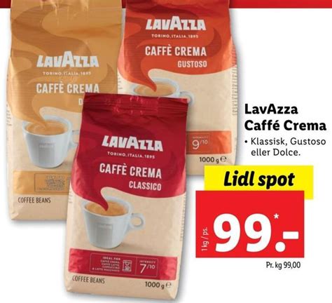 Lavazza Caff Crema Tilbud Hos Lidl