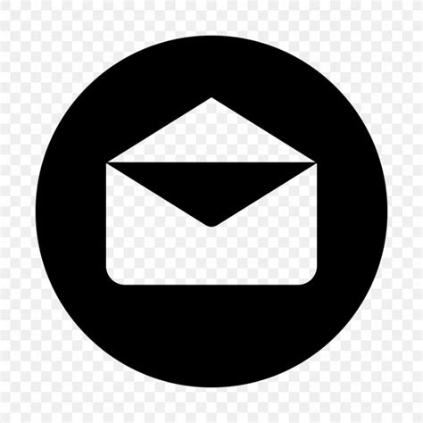 Email Symbol, PNG, 1024x1024px, Email, Black And White, Blind Carbon Copy, Brand, Email Address ...