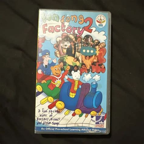 FUN SONG FACTORY 2 VHS VIDEO Pre School Learning Alliance Tempo Rupert ...