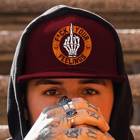 FUCK YOUR FEELINGS Bones Fashion Cap
