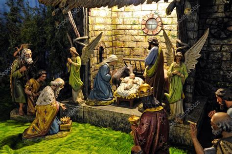 Bethlehem Christmas - wooden carved — Stock Photo © mariangarai #8237662