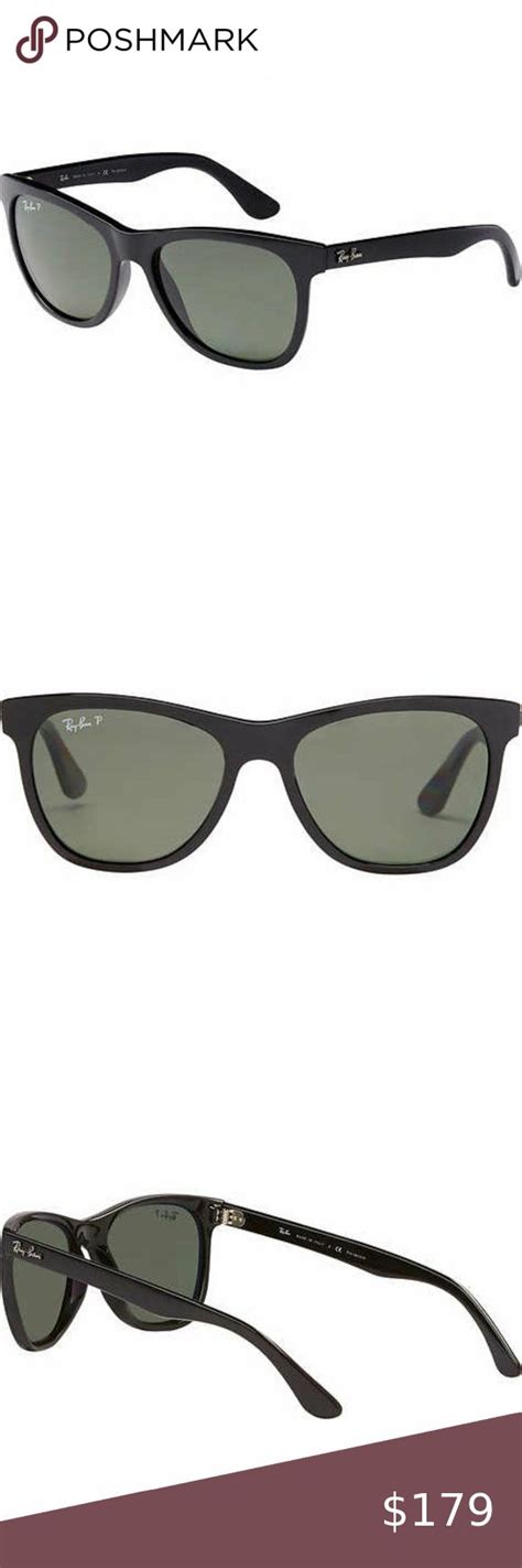 Ray-Ban Rb4184 Black Polarized Sunglasses - Abigayle Crosby