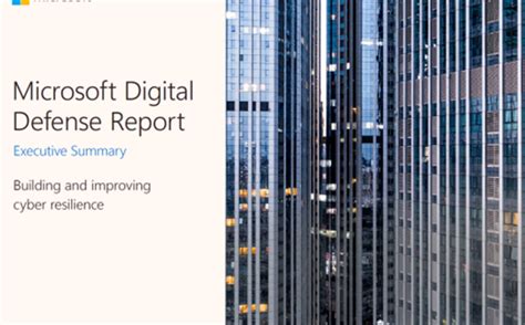 Microsoft Digital Defense Report Cyber Risk Leaders