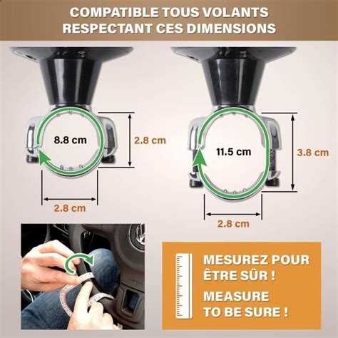 Boule De Volant Voiture Compatible Tous Volants Pommeau De Conduite