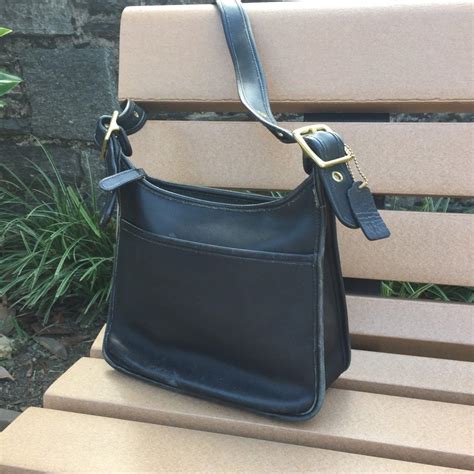 Vintage Coach Legacy Zip Black Gem