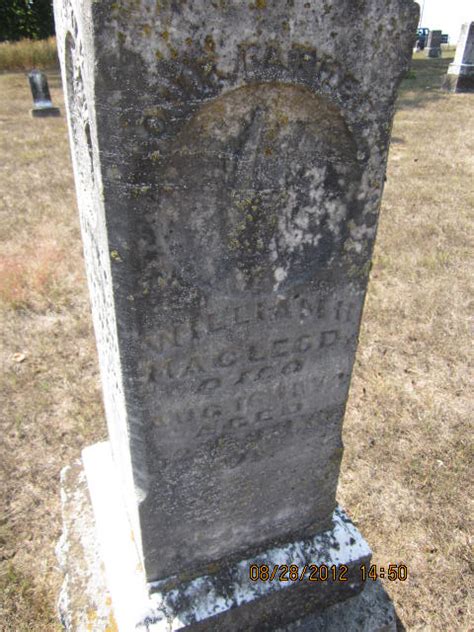 William Harris Macleod Find A Grave Memorial