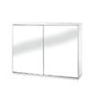 Croydex Simplicity Self Assembly White Door Mirror Cabinet