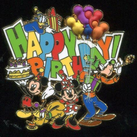 Happy Birthday Mickey and Friends Fab 5 Disney Pin 68611 | #2028338791