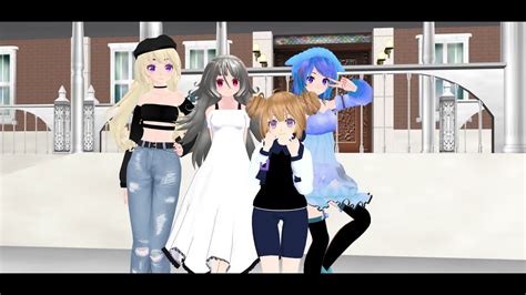 MMD EVERGLOW 에버글로우 Adios MMD Girl Daughters YouTube