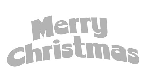 Merry Christmas Stencil 15 Free Pdf Printables Printablee