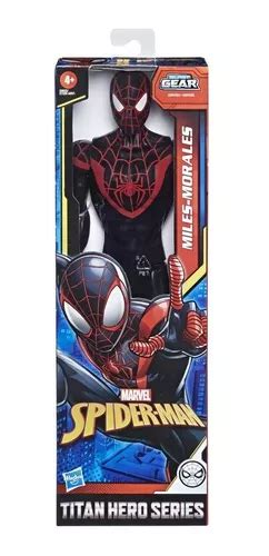 Boneco Homem Aranha Preto Miles Morales 30 Cm Hasbro Parcelamento Sem