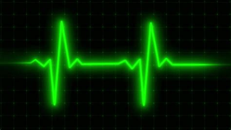 Heart beat pulse Ekg animation, Ekg heart beat animation on black ...