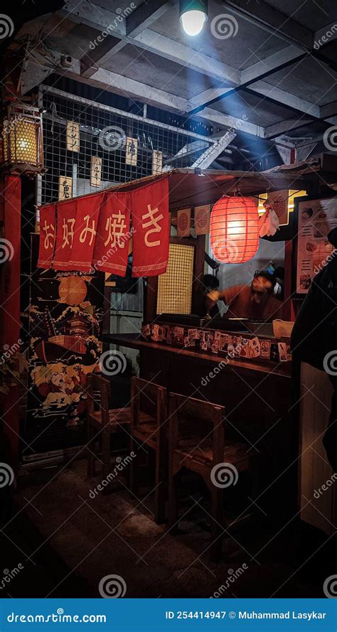 Japanese Ramen Restaurant In Surakarta Indonesia Editorial Photography Image Of Night