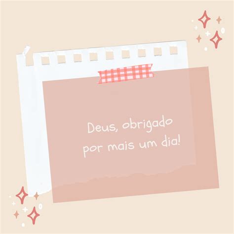 Deus Obrigado Por Mais Um Dia