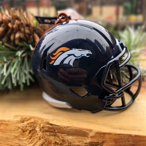 Denver Broncos NFL Helmet Ornament – The Sport Gallery