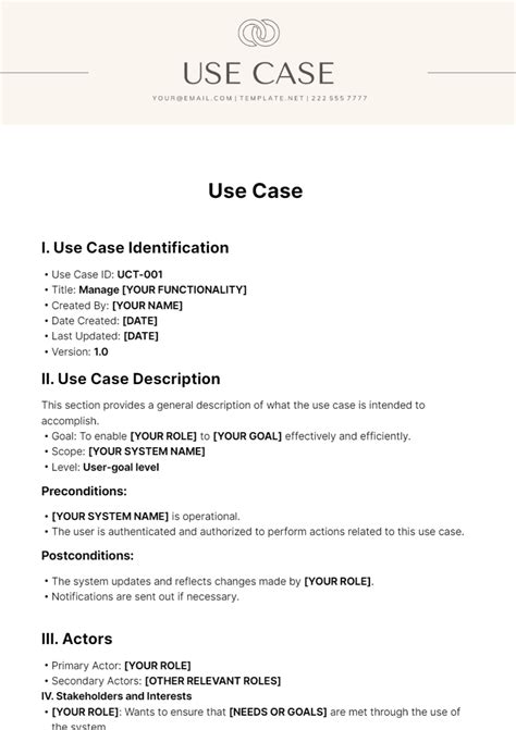 Free Use Case Template Edit Online And Download