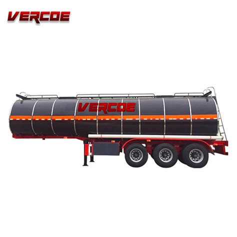 Vercoe Attractive Price Tri Axles Oil Tank Fuel Transport Tanker Semi