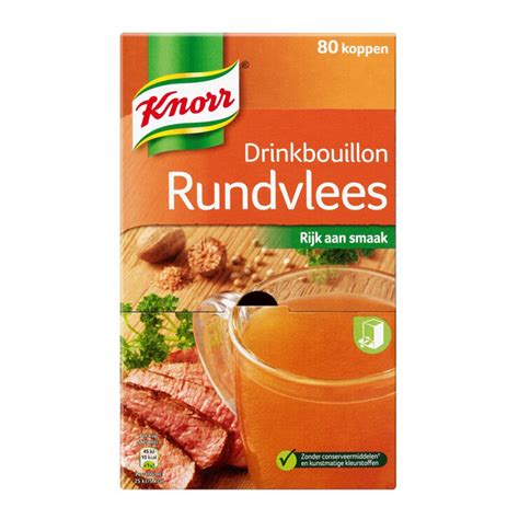 Knorr Drinkbouillon Rundvlees St Horesca Smulders