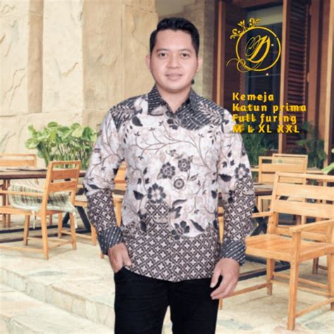 Jual Baju Batik Premium Pria Exclusif Lengan Panjang Kemeja Batik