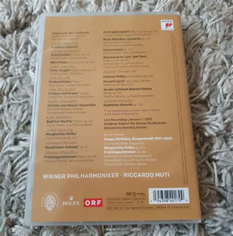 Neujahrskonzert Dvd Wiener Philharmoniker Riccardo Muti New Year S