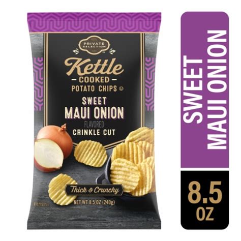 Private Selection Sweet Maui Onion Crinkle Cut Kettle Potato Chips