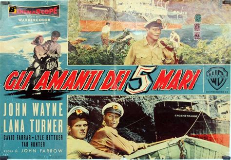 "GLI AMANTI DEI 5 MARI" MOVIE POSTER - "THE SEA CHASE" MOVIE POSTER | Chase movie, Movie posters ...