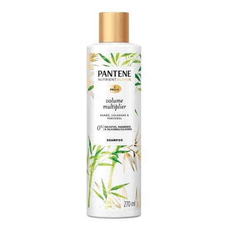 Shampoo Pantene Pro V Nutrient Blends Volume Multiplier 270 Ml Walmart