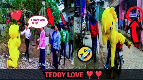 Funny Teddy Bike Se Gir Gaya😥😥 Teddy Dance💃 Prank In Margherita🤣🤣