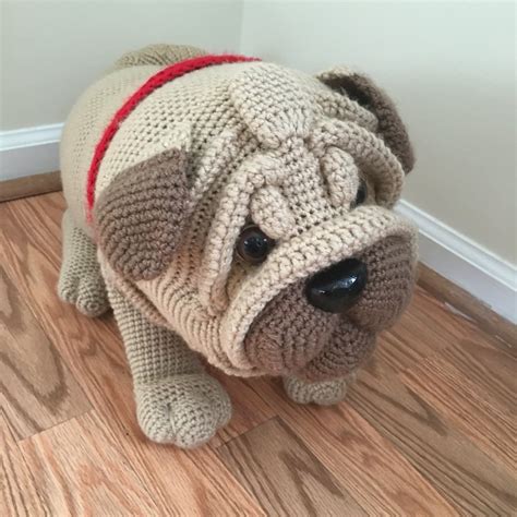 Crochet Pug dog