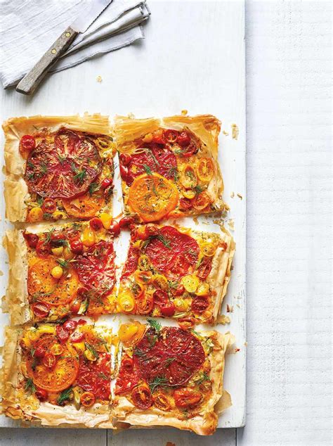 Cheesy Heirloom Tomato Tart Recipe