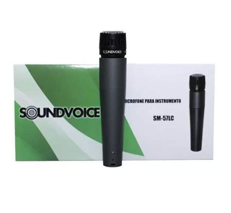 Microfone Soundvoice Sm 57 Lc Para Instrumentos Microfonar