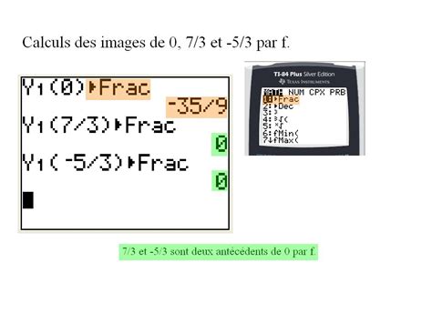 UTILISER SA CALCULATRICE FONCTIONS Site du lycée de l Hautil