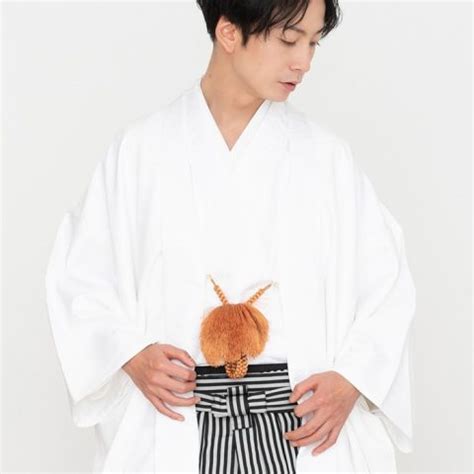 Kimono Con Hakama Para Hombres Kyoetsu Blanco Negro Kimonos Kioto