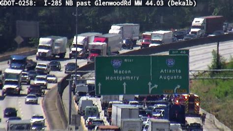 Crash On I 285 South Near Glenwood Road Prompts Traffic Delays In