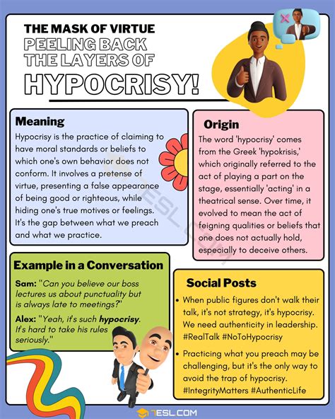 What Does The Term Hypocrisy Mean • 7esl