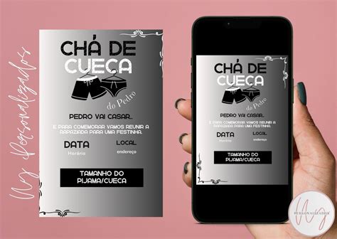 Convite Digital Ch De Lingerie Ou Ch De Cueca Elo