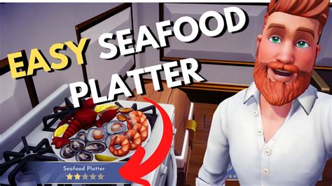 How To Make Seafood Platter Easy In Disney Dreamlight Valley Youtube