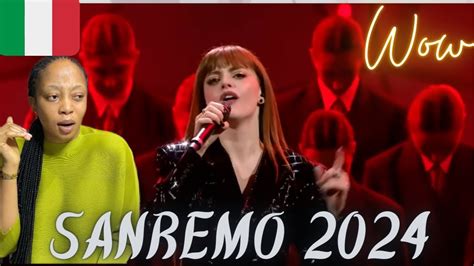 Sanremo 2024 Annalisa Sweet Dreams Are Made Of These REACTION