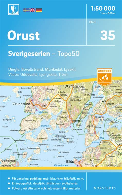 035 Orust 1 50 000 Sverigeserien Topo50 Geobuchhandlung