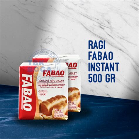 Jual Ragi Fabao 500 Gr Instant Dry Kering Yeast Saf Shopee Indonesia