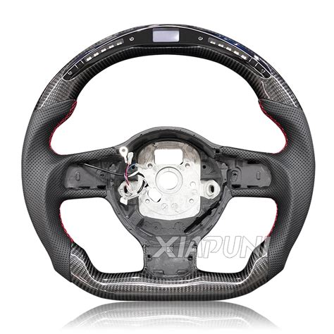 Led Carbon Fiber Steering Wheel For Audi R Tts Tt Paddle