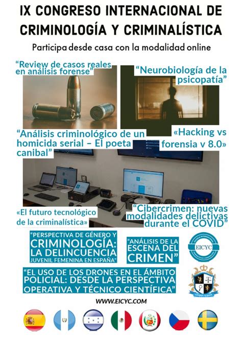 Ix Congreso Internacional De Criminolog A Y Criminal Stica Matrix