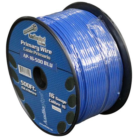 Audiopipe Primary Wire Gauge Foot Spool Blue The Wholesale House