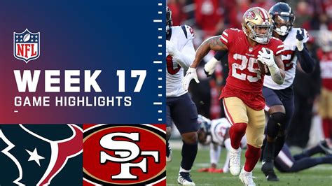 Texans Vs 49ers Week 17 Highlights Nfl 2021 Youtube